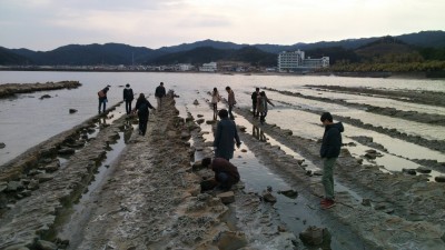 寄り道した鬼の洗濯岩