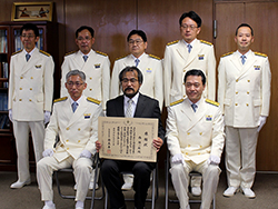 第147回水路記念日に伴う海上保安庁長官表彰を西隆一郎教授が受賞しました