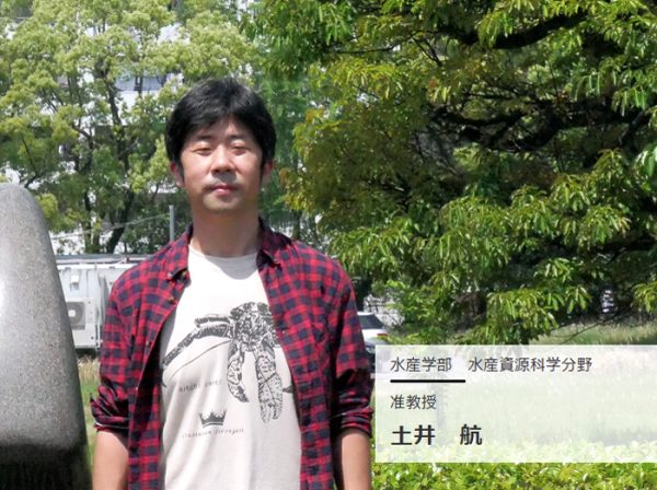 エビ・カニ・ヤドカリの繁殖生態を明らかにし、持続的漁業と希少種の保全を実現する　准教授 土井　航