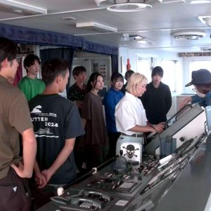 かごしま丸が近畿大学の学生を対象とした共同利用乗船実習を実施しました